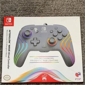 PDP Afterglow Wave Wired Controller for Nintendo Switch - Gray